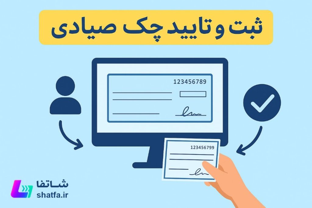 راهنمای کامل ثبت، تایید و انتقال چک صیادی در سامانه صیاد